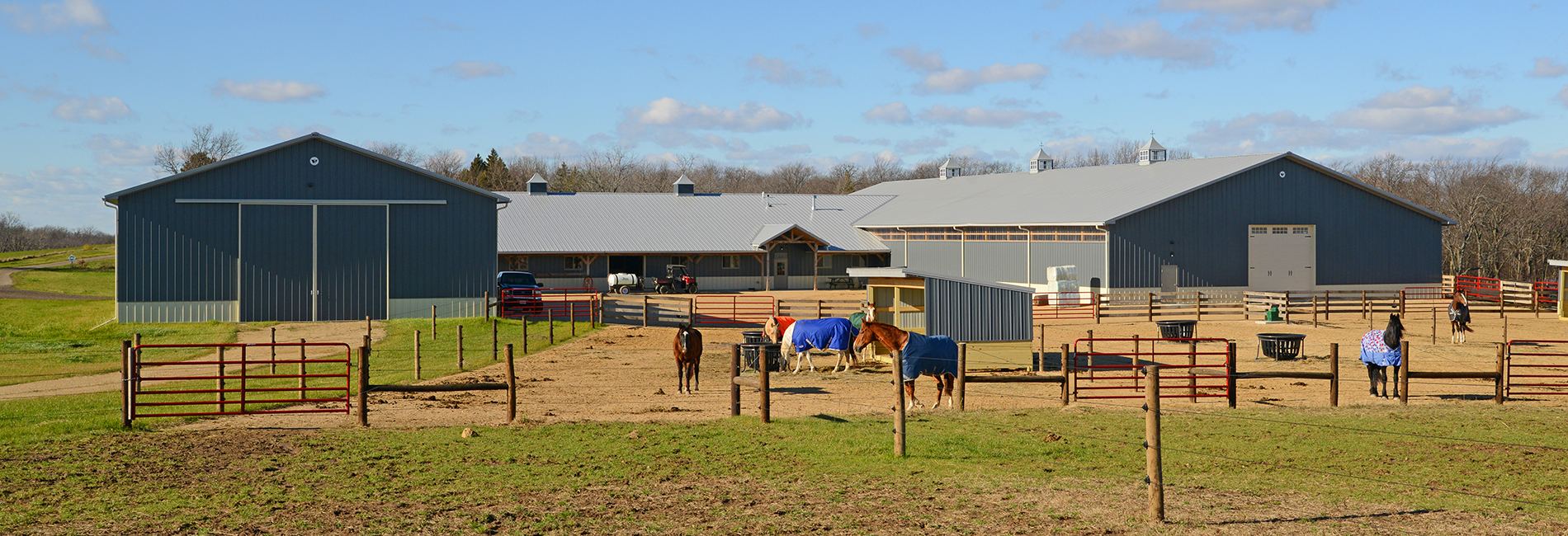 Horse Barns, Riding Arenas and Stables